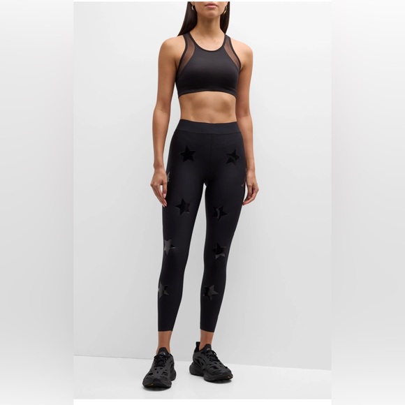 ULTRACOR Lux Knockout Star-Print Ankle Leggings size M - Picture 3 of 8